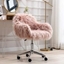 Picture of Faux-fur Chrome Base adjustable Office Chair (US Only)