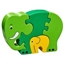 Picture of Simple Jigsaw Puzzle - Green Elephant & Calf