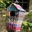 Picture of Bird House-Upcycled Sari Tall