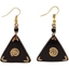 Picture of Gourd Earrings- Black Triangle