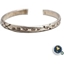 Picture of Karen Hilltribe Hand-Crafted and Stamped Symbolic Silver Bangle