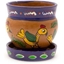 Picture of Mithila Round Pot and Saucer Style 4