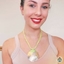 Picture of Moon Shell with Green Cord Necklace