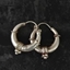 Picture of Nepalese Silver Hoop Earrings