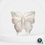 Picture of Karen Hilltribe Hand-Crafted Carved and Stamped Silver Butterfly Pendant