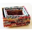Picture of Upcycled Sari Nesting Baskets red