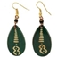 Picture of Gourd Earrings-Green Tear Drop