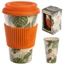 Picture of Bamboo Reusable Travel Mug- Tropical Cheese Plant