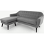 Picture of Ritchie Chaise End Corner Sofa, Pearl Grey