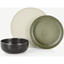 Picture of Ingram 12 Piece Dinner Set, Ivory Green & Charcoal