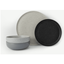 Picture of Omie 12 Piece Speckled Glaze Dinner Set, Tonal Grey