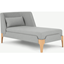 Picture of Roscoe Right Hand Facing Chaise Longue, Cool Grey with Light Leg