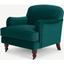 Picture of Orson Small Armchair, Velvet Seafoam Blue