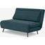 Picture of Kahlo Double Seat Sofa Bed, Teal Corduroy Velvet