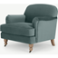 Picture of Orson Small Armchair, Marine Green Velvet