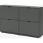 Picture of Marcell Wide Double Shoe Storage Cabinet, Grey