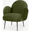 Picture of Bonnie Accent Armchair, Fir Green Velvet