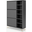 Picture of Elona Double Shoe Storage, Charcoal and brass