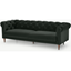 Picture of Barstow 3 Seater Sofa, Dark Anthracite Velvet