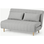 Picture of Bessie Large Double Sofa Bed, Luna Grey Weave