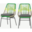 Picture of Copa Garden Set Of 2 Dining Chairs, Citrus Green