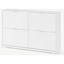 Picture of Marcell Wide Double Shoe Storage Cabinet, White