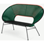 Picture of Yuri Garden Bench, Multi Woven Green