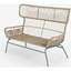 Picture of Lyra Garden 2 Seater Sofa, Blue and Grey