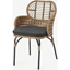 Picture of Swara Garden Carver Chair, Polyrattan, Natural and Black