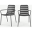 Picture of Tice Set of 2 Garden Dining Chairs, Grey