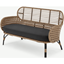 Picture of Swara Garden 2 Seater Sofa, Polyrattan and Black