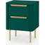Picture of Ebro Bedside Table, Peacock Green
