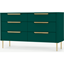 Picture of Ebro Wide Chest of Drawers, Peacock Green