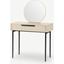 Picture of Ebro Dressing Table, Ivory White & Black