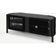 Picture of Tamana Wide Media Unit, Black Acacia Wood & Cord