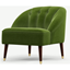 Picture of Margot Accent Armchair, Spruce Green Cotton Velvet