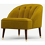 Picture of Margot Accent Armchair, Antique Gold Cotton Velvet
