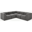 Picture of Juno 5 Seater Corner Sofa, Marl Grey