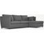 Picture of Milner Right Hand Facing Corner Storage Sofa Bed with Memory Foam Mattress, Night Grey