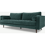 Picture of Scott 3 Seater Sofa, Petrol Cotton Velvet