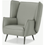 Picture of Linden Accent Armchair, Concrete Leather