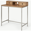 Picture of Lomond Compact Desk, Honey Mango Wood & Brushed Steel