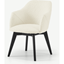 Picture of Lule Office Chair, Faux Sheepskin with Black Legs