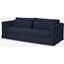 Picture of Arabelo 4 Seater Loose Cover Sofa, Midnight Blue Cotton & Linen Mix Fabric
