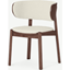 Picture of Byrom Dining Chair, Whitewash Boucle & Walnut