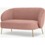 Picture of Ilana 2 Seater Sofa, Vintage Pink Velvet