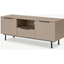 Picture of Damien Wide Media Unit, Cappuccino & Black