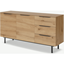 Picture of Damien Sideboard, Distressed Oak Effect & Black