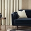Picture of Julius Velvet Eyelet Lined Pair of Curtains, 135 x 260cm, Pale Taupe