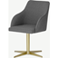 Picture of Keira Office Chair, Marl Grey & Brass